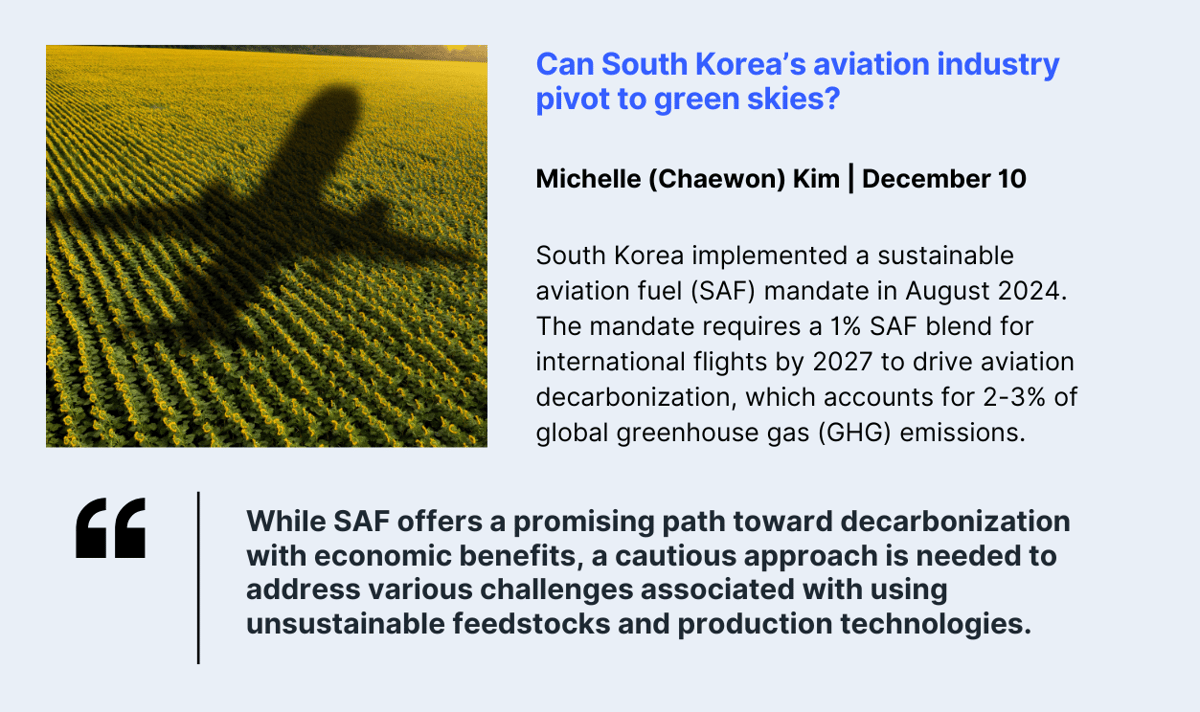 Can South Korea's aviation industry pivot to green skies?