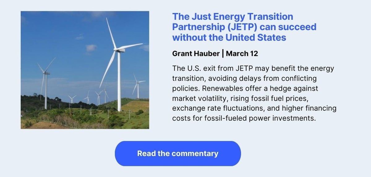 The Just Energy Transition Partnership (JETP) can succeed without the United States