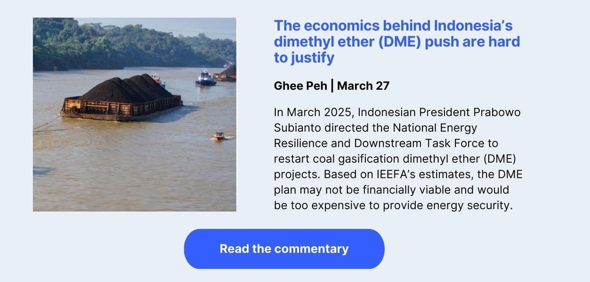 The economics behind Indonesia’s dimethyl ether (DME) push are hard to justify